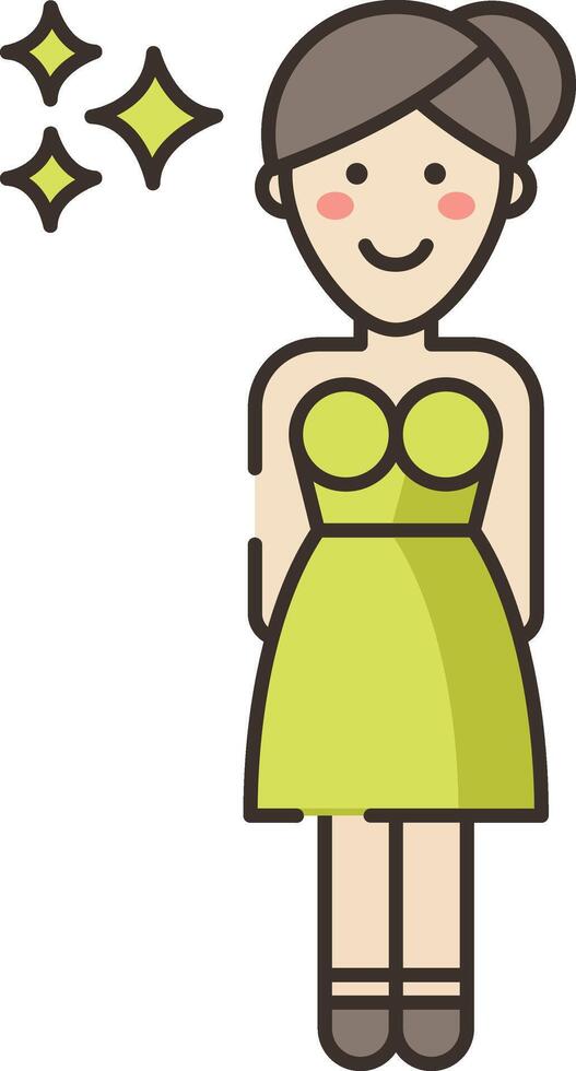 model illustration design vector