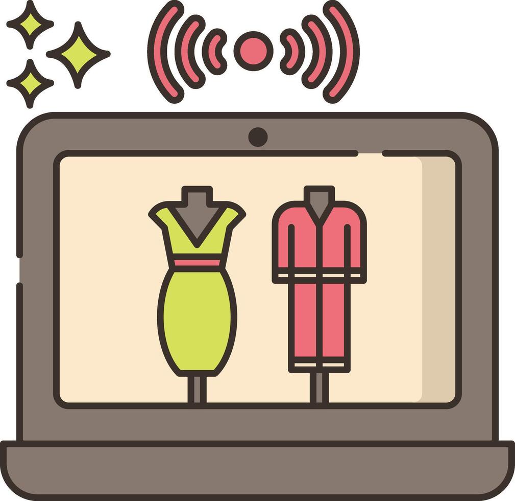 live streaming illustration design vector