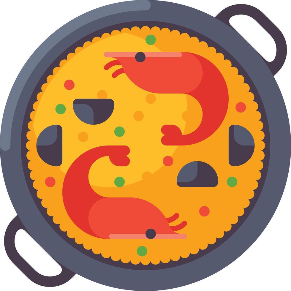 paella illustration design vector