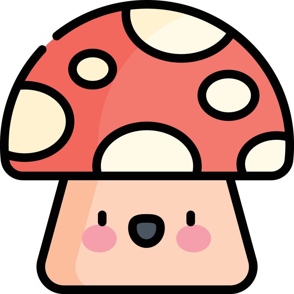 mushroom illustration design vector