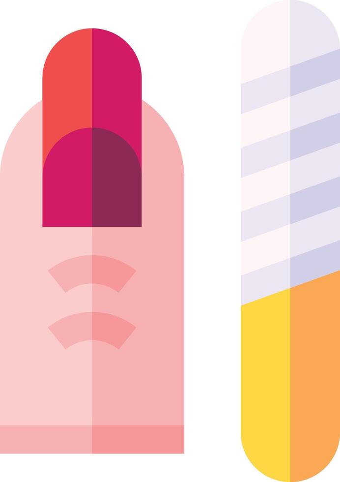 nail file illustration design vector