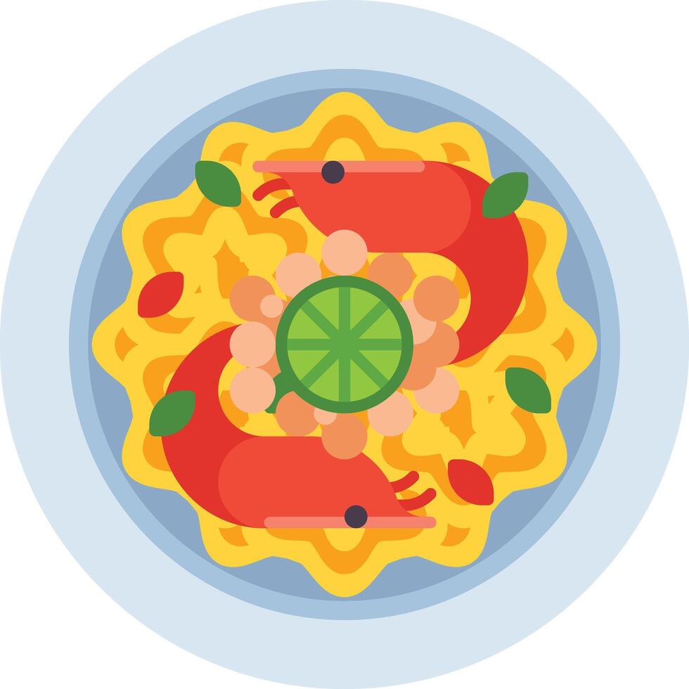 pad thai illustration design vector