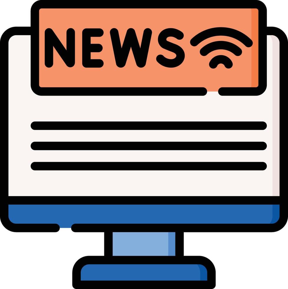 news illustration design vector