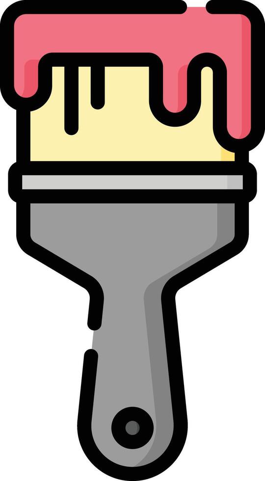 paint brush illustration design vector