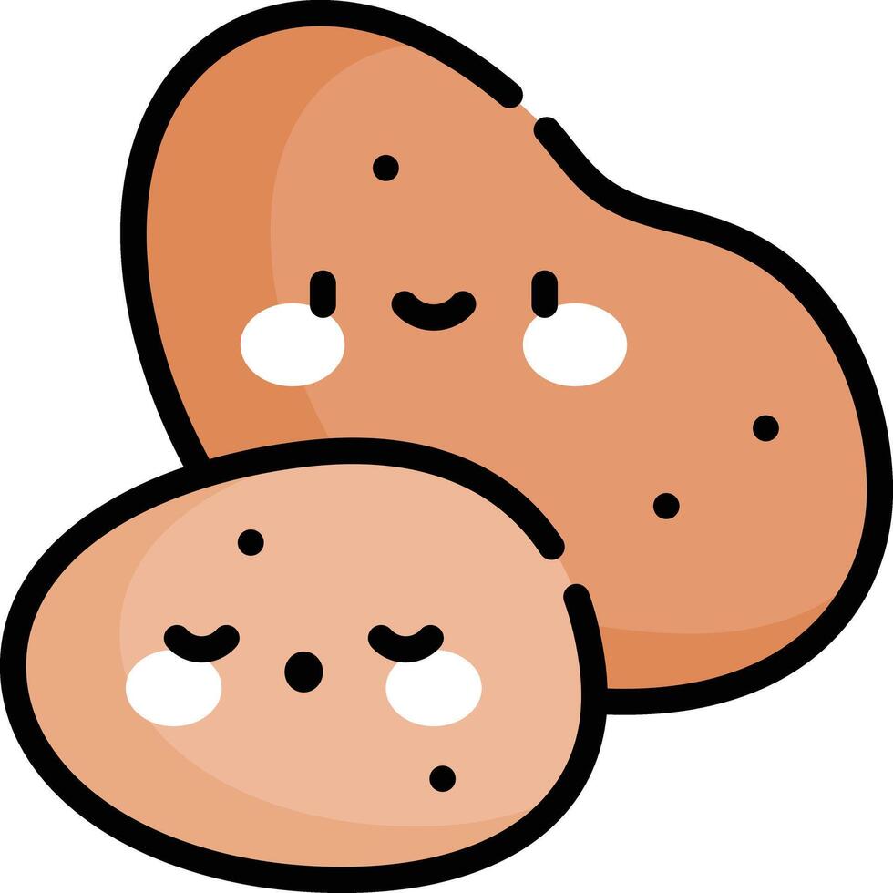 potato illustration design vector