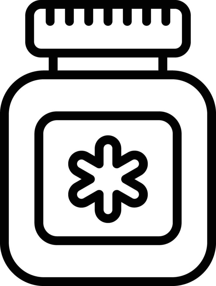 pill jar illustration design vector