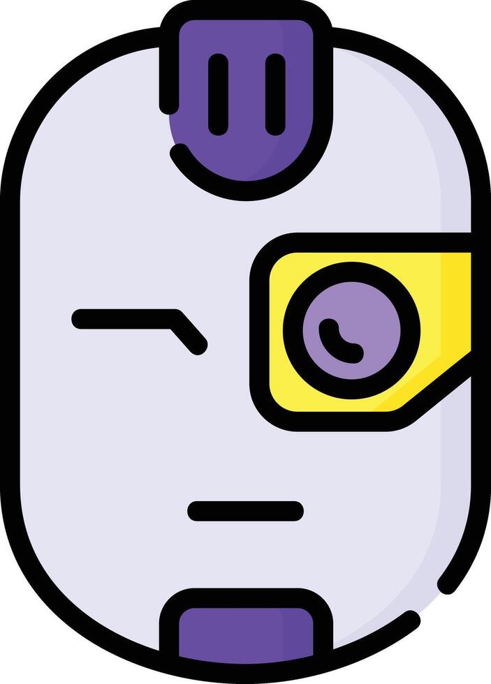 robot illustration design vector
