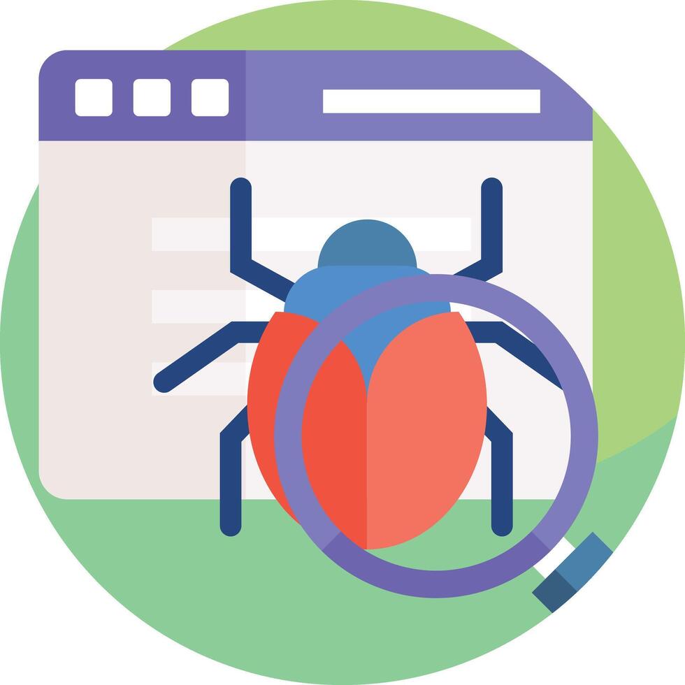 search illustration design vector