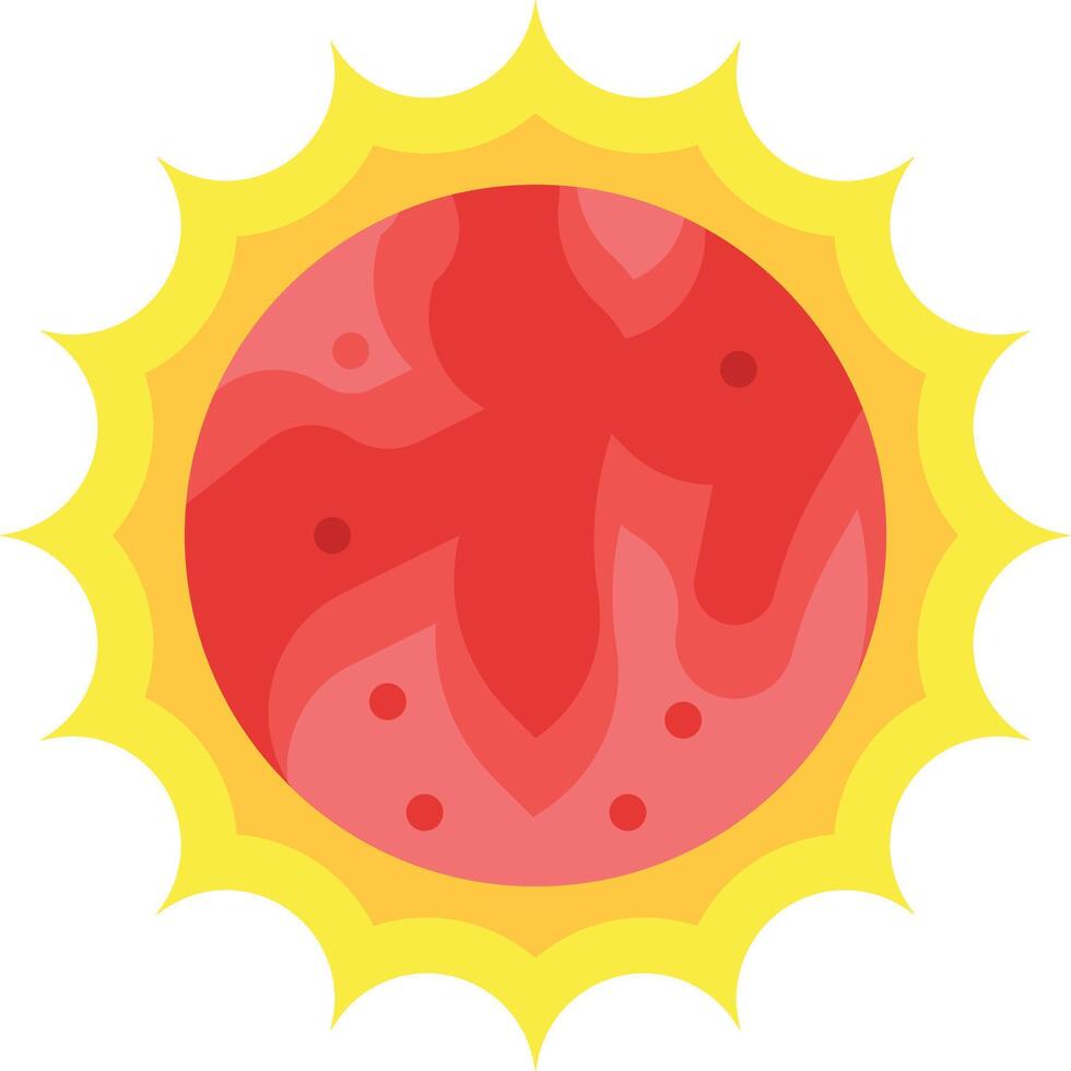 sun illustration design vector