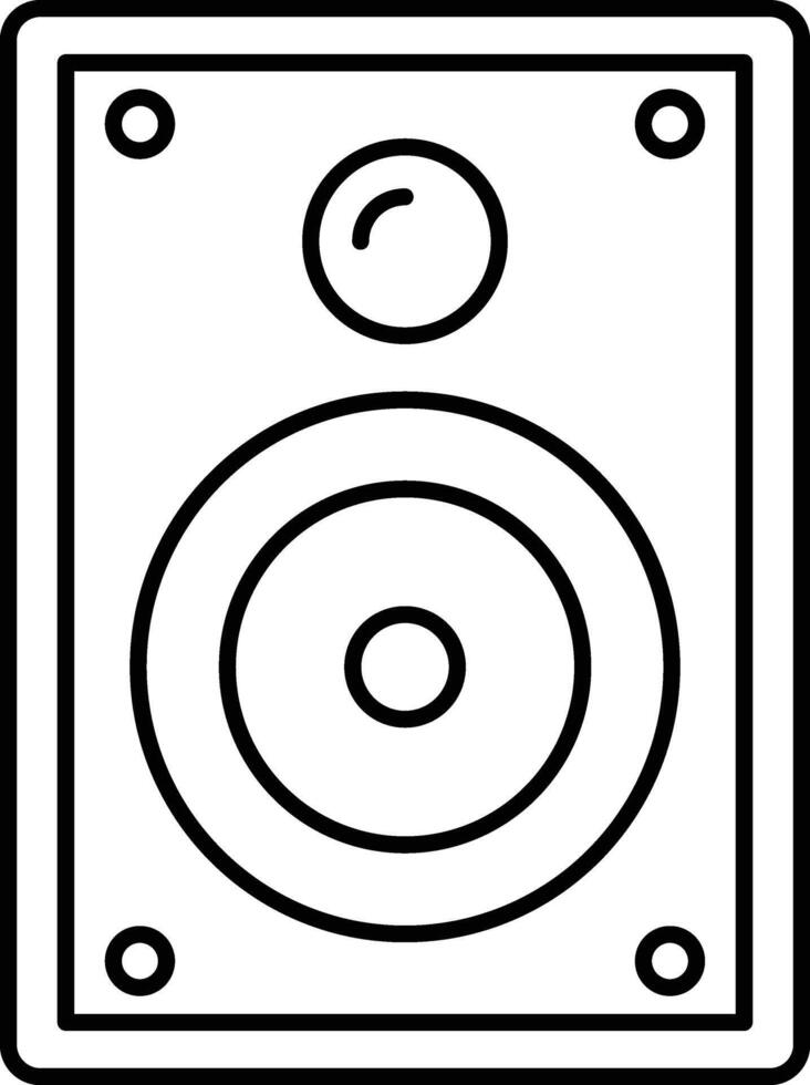 speaker illustration design vector