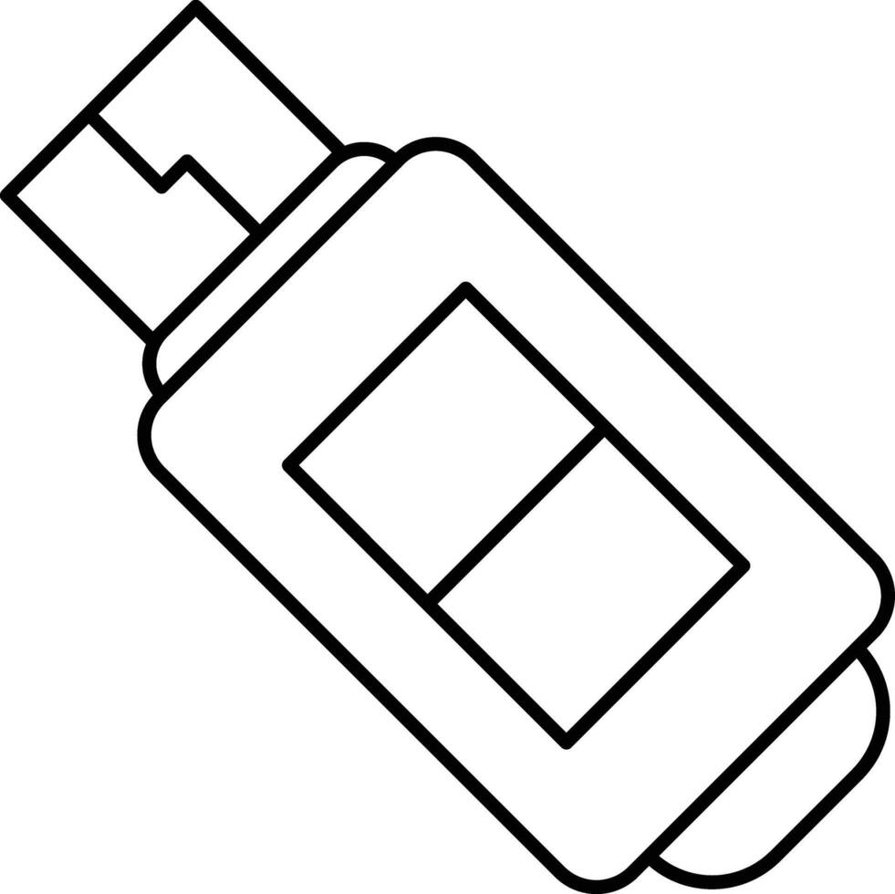 usb drive illustration design vector