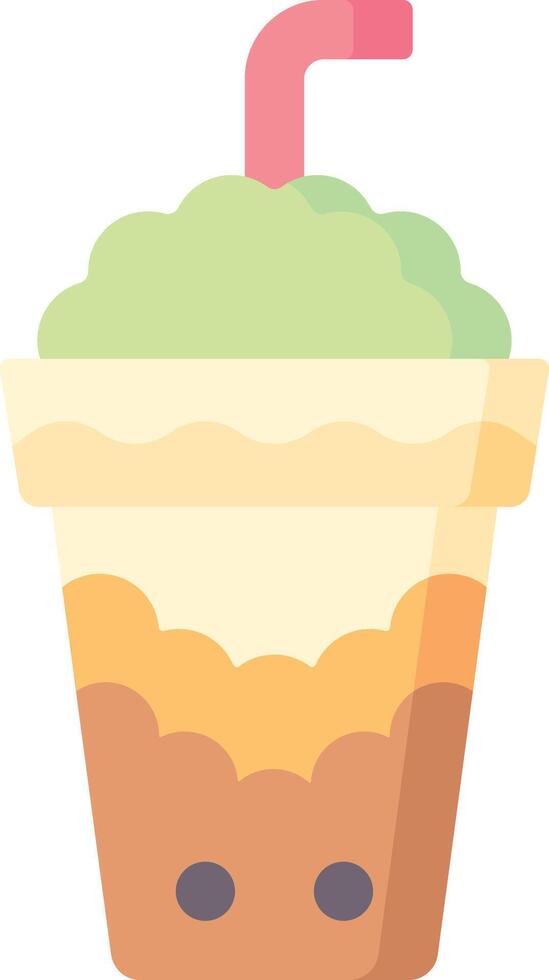 bubble tea illustration design vector