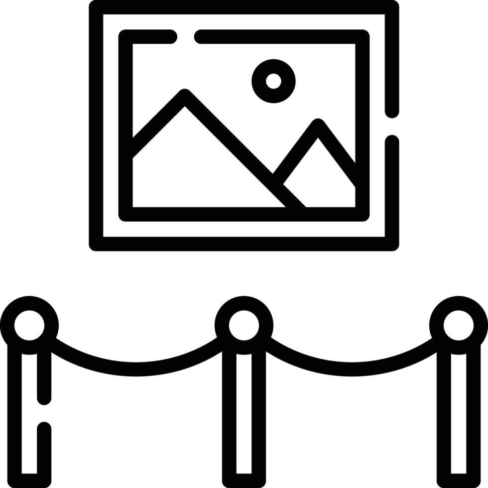 art gallery illustration design vector