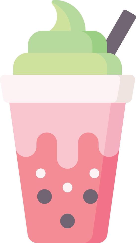 bubble tea illustration design vector