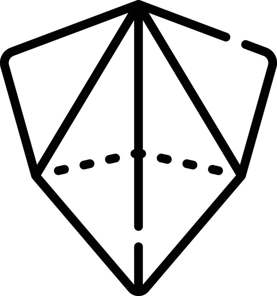 origami illustration design vector