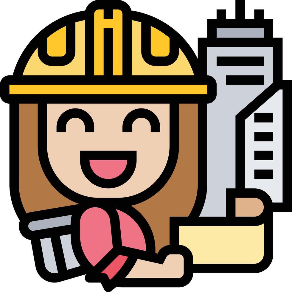 architect illustration design vector