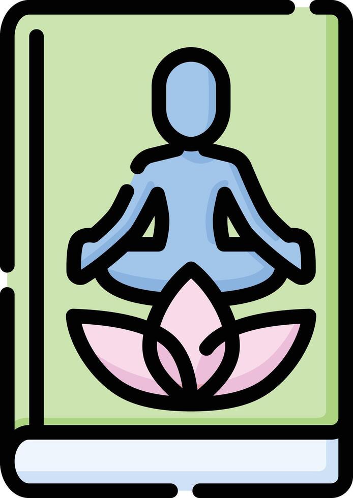 yoga illustration design vector