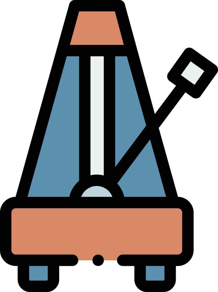 metronome illustration design vector