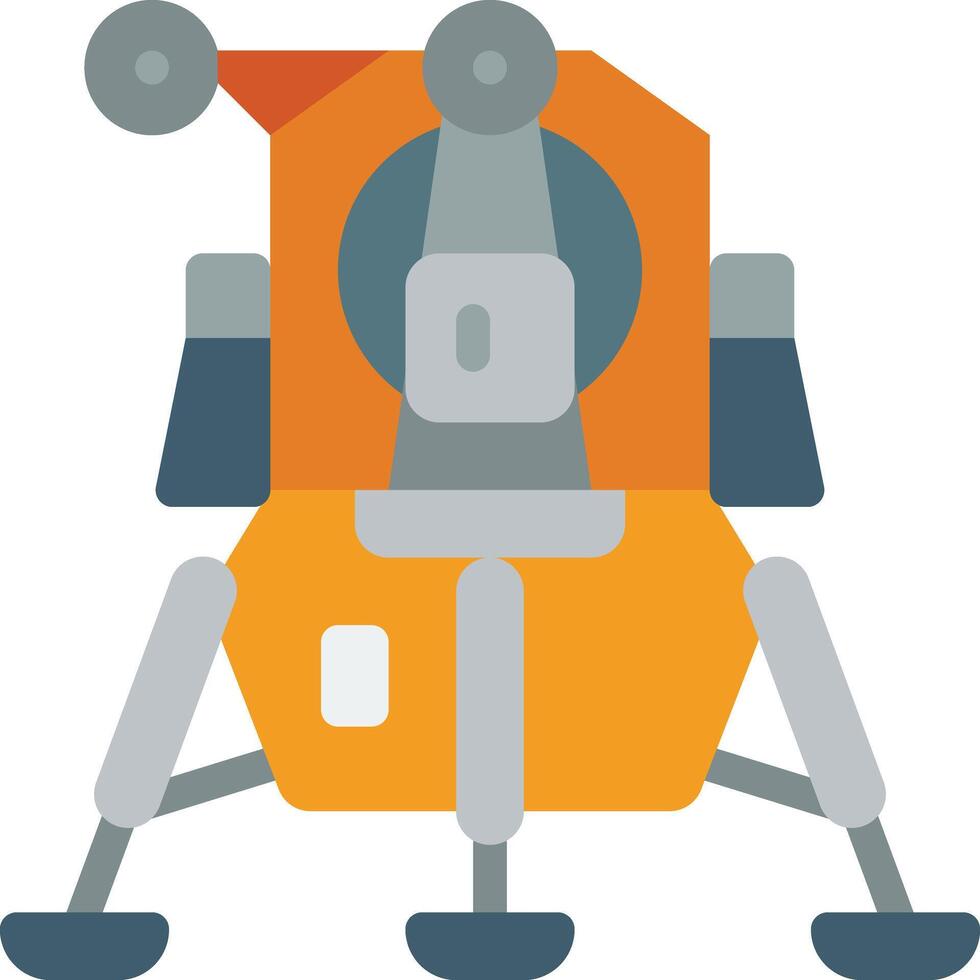 lander illustration design vector