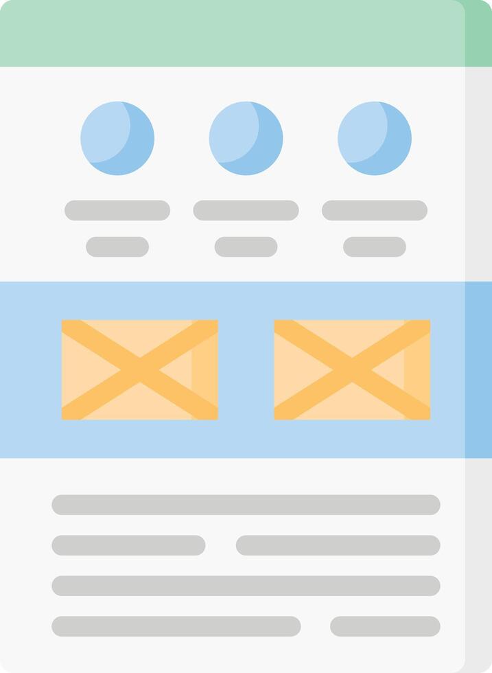 landing page illustration design vector
