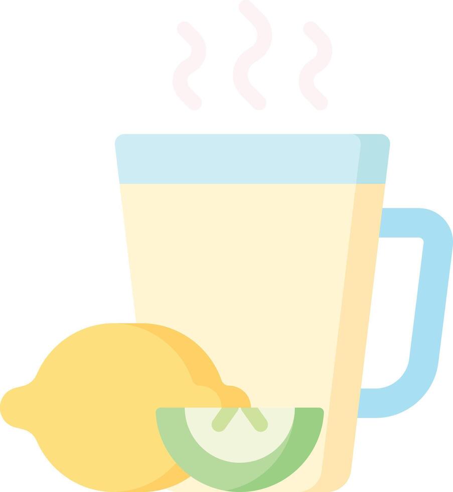 lemon tea illustration design vector