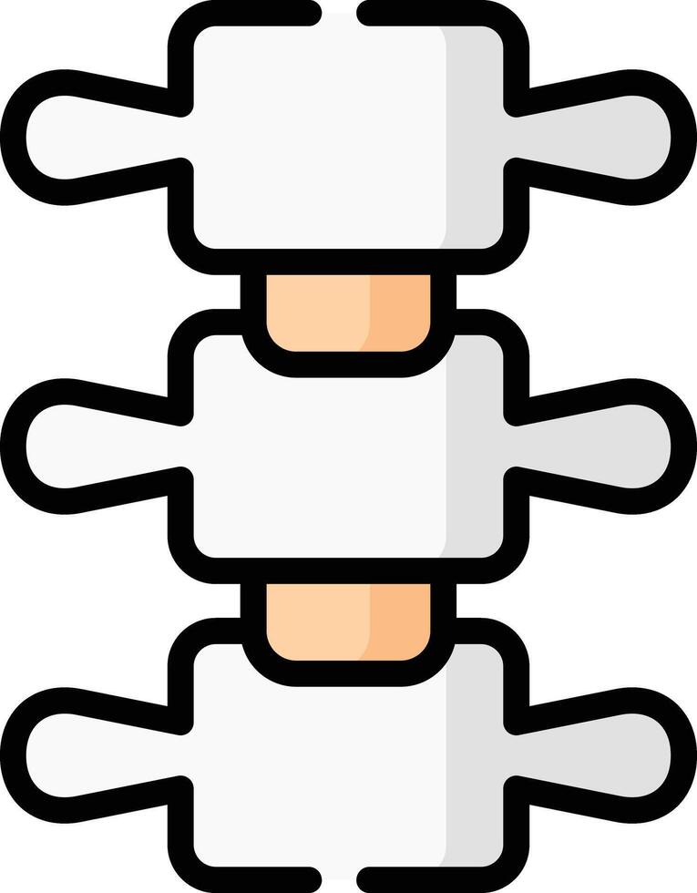 spine illustration design vector