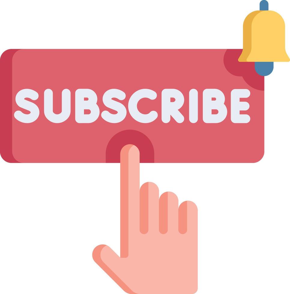 subscribe illustration design vector