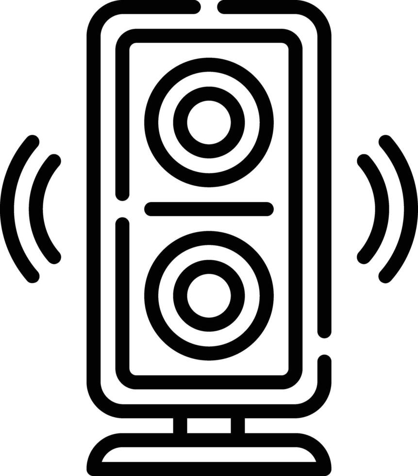 speaker illustration design vector