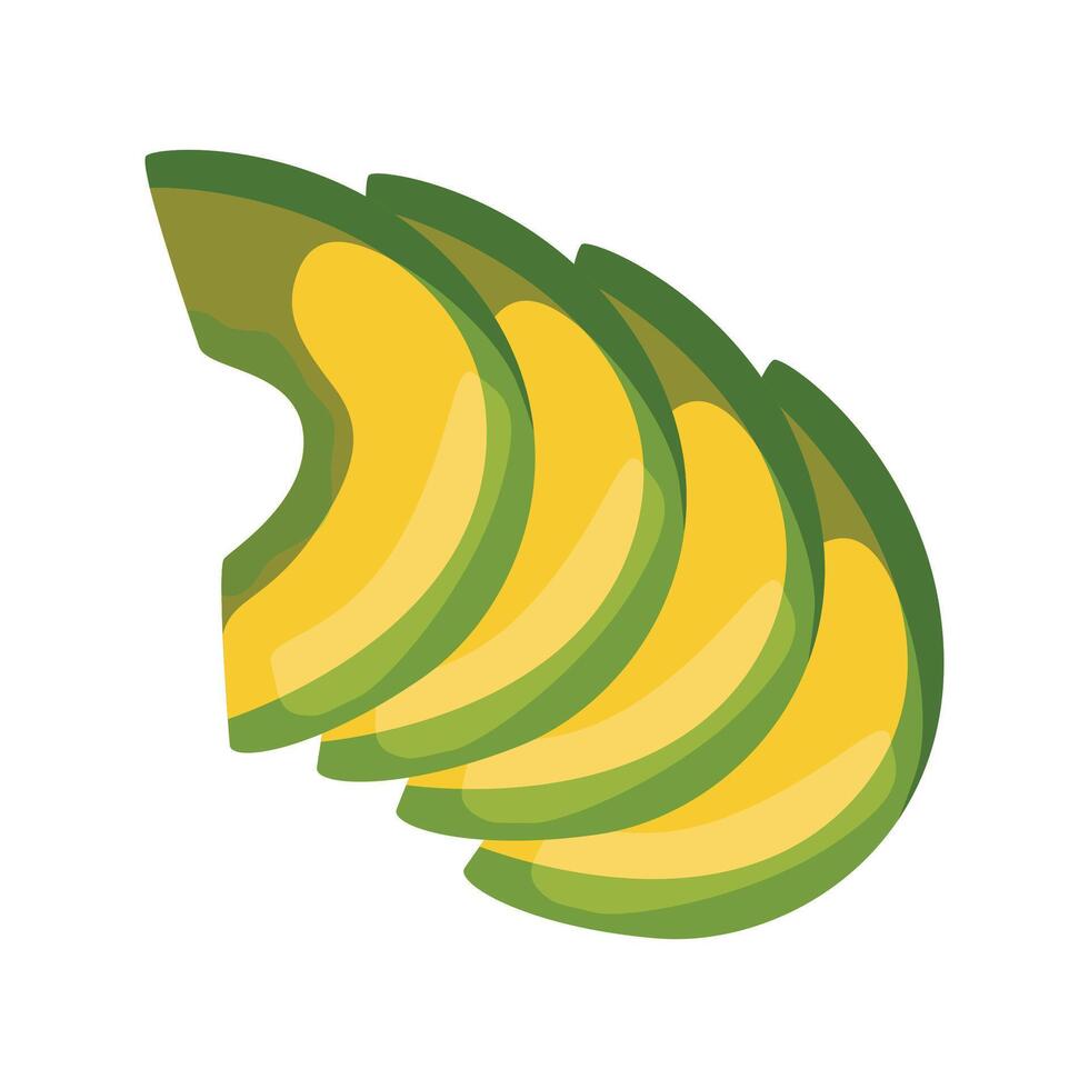 lemon slice against white background vector
