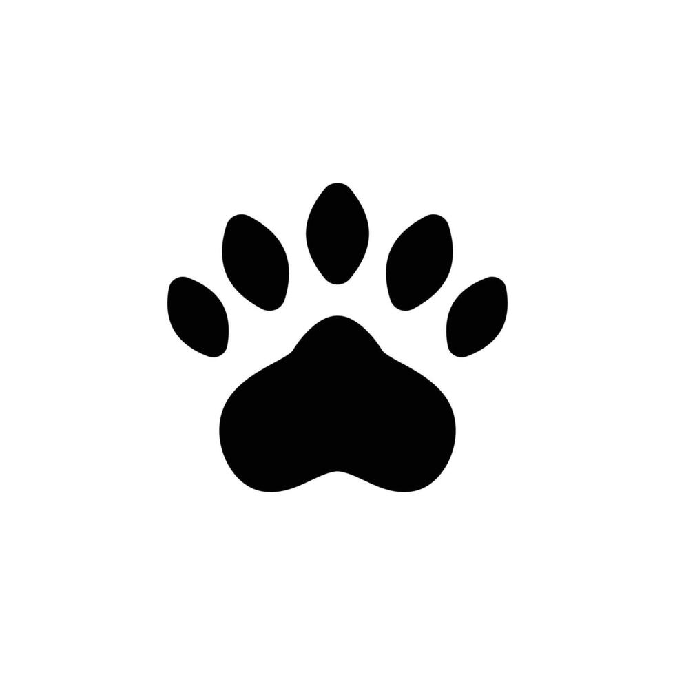 animal track solid icon design good for web or mobile app vector