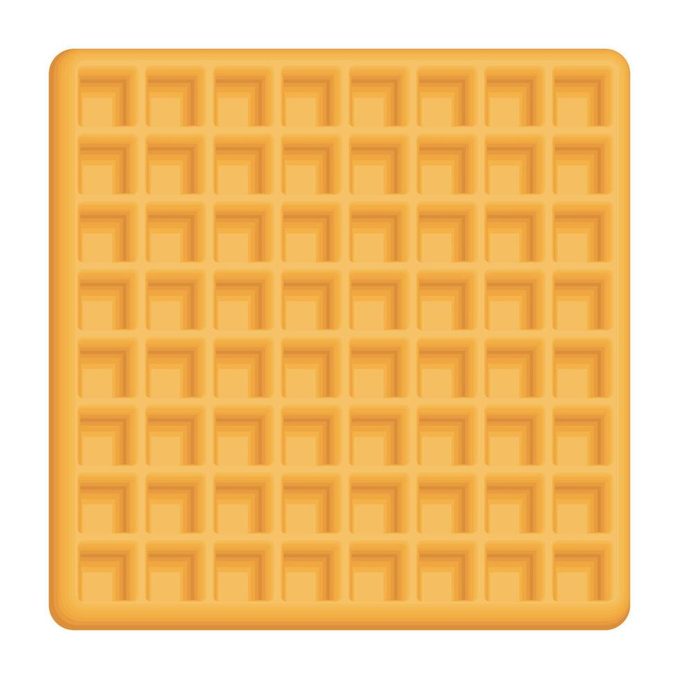 Abstract square waffle pattern isolated graphic illustration. vector