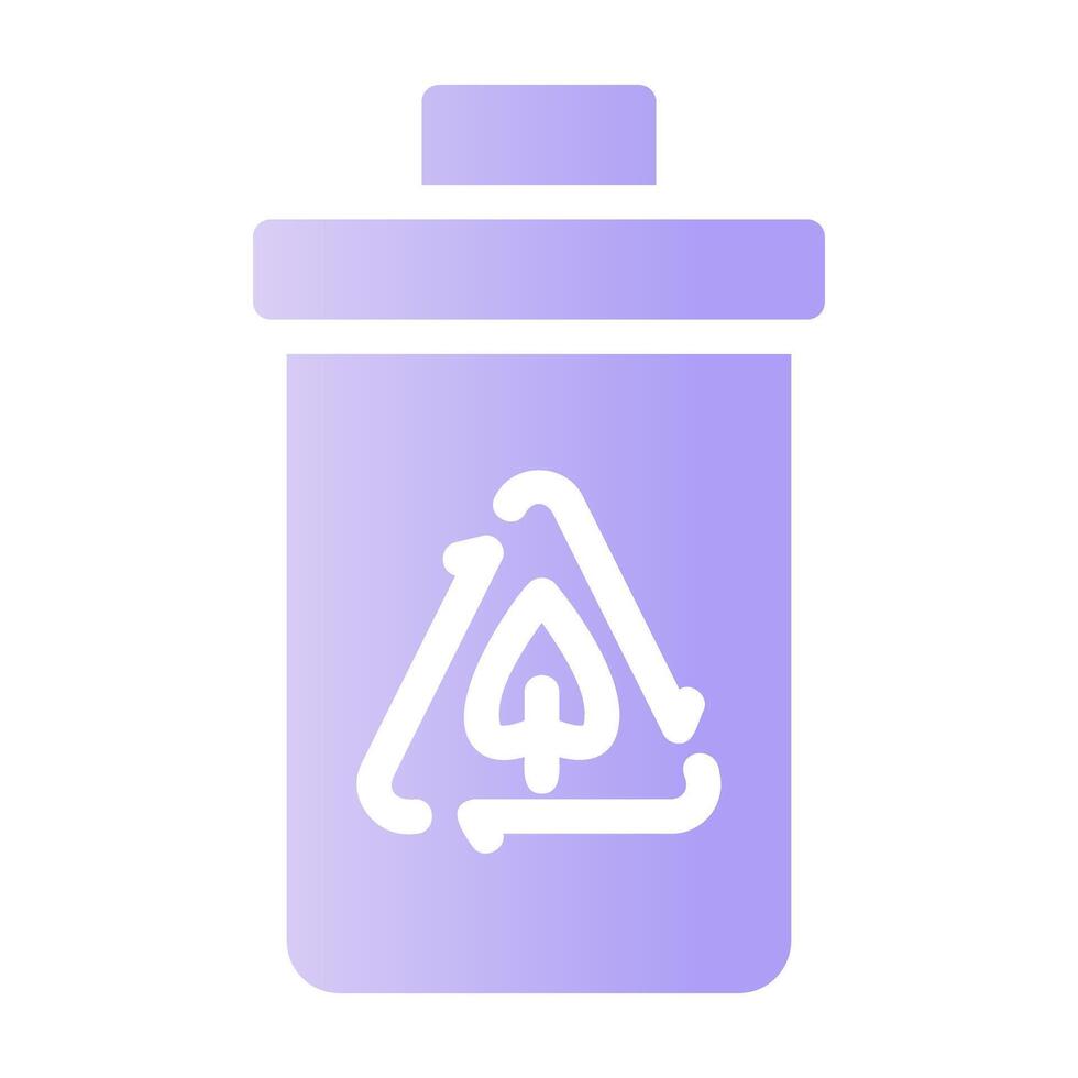 Recycle Bin with Recycling Symbol vector