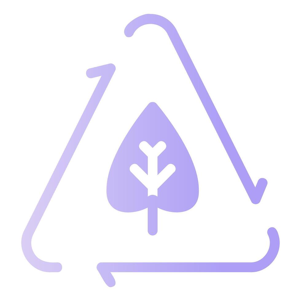 Eco-Friendly Recycling Symbol vector