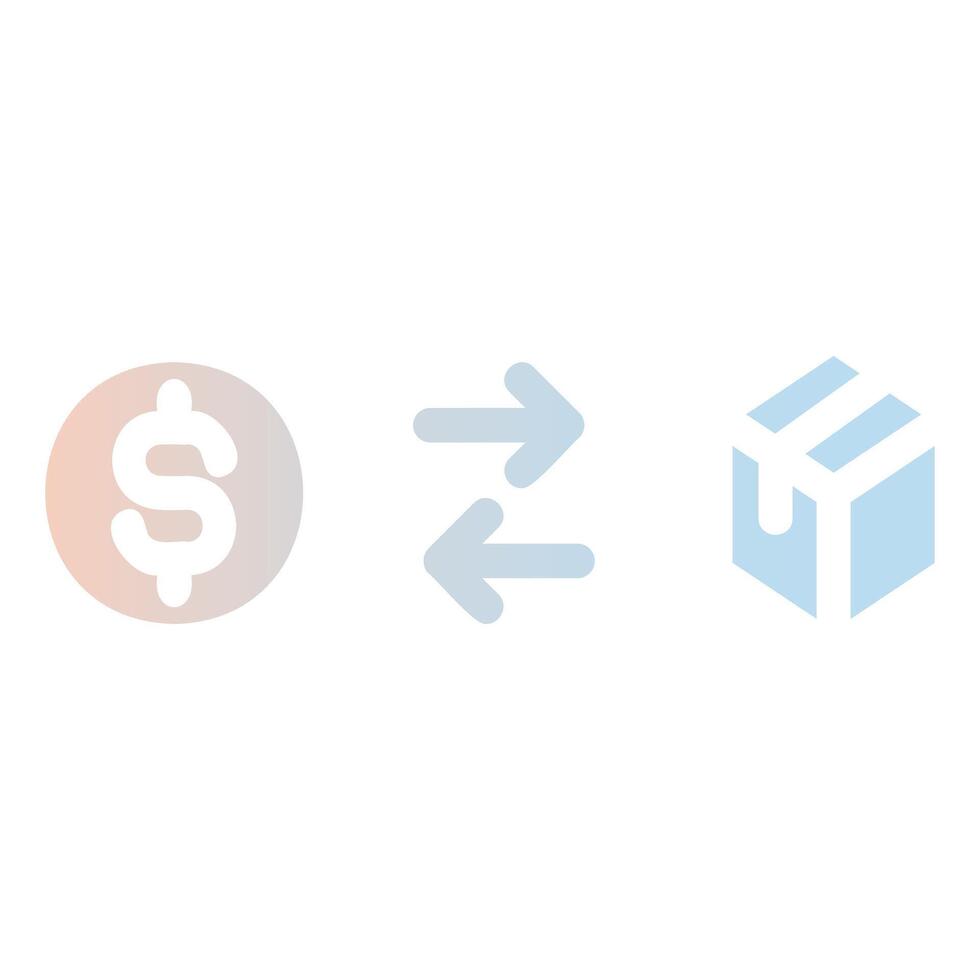 Money Exchange for Goods vector
