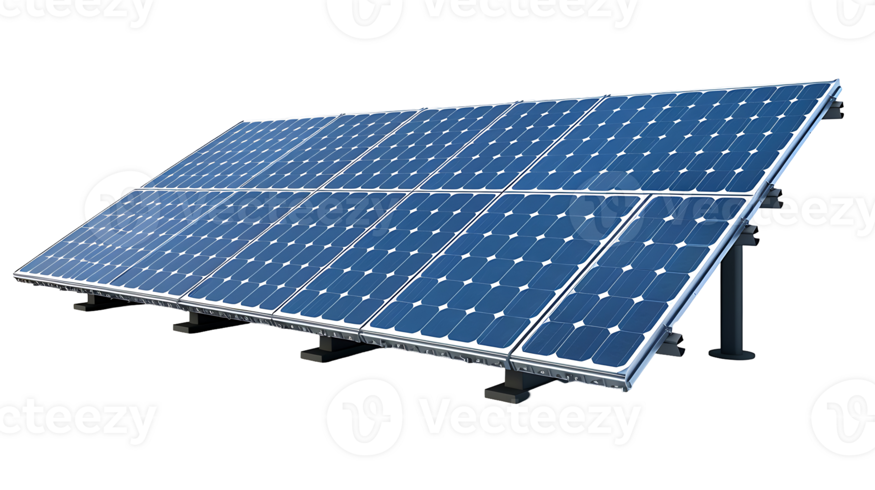 Solar panel on a transparent background png