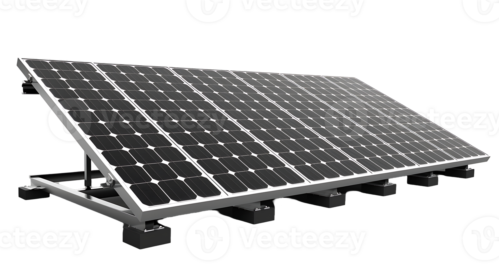 Solar panel on a transparent background png
