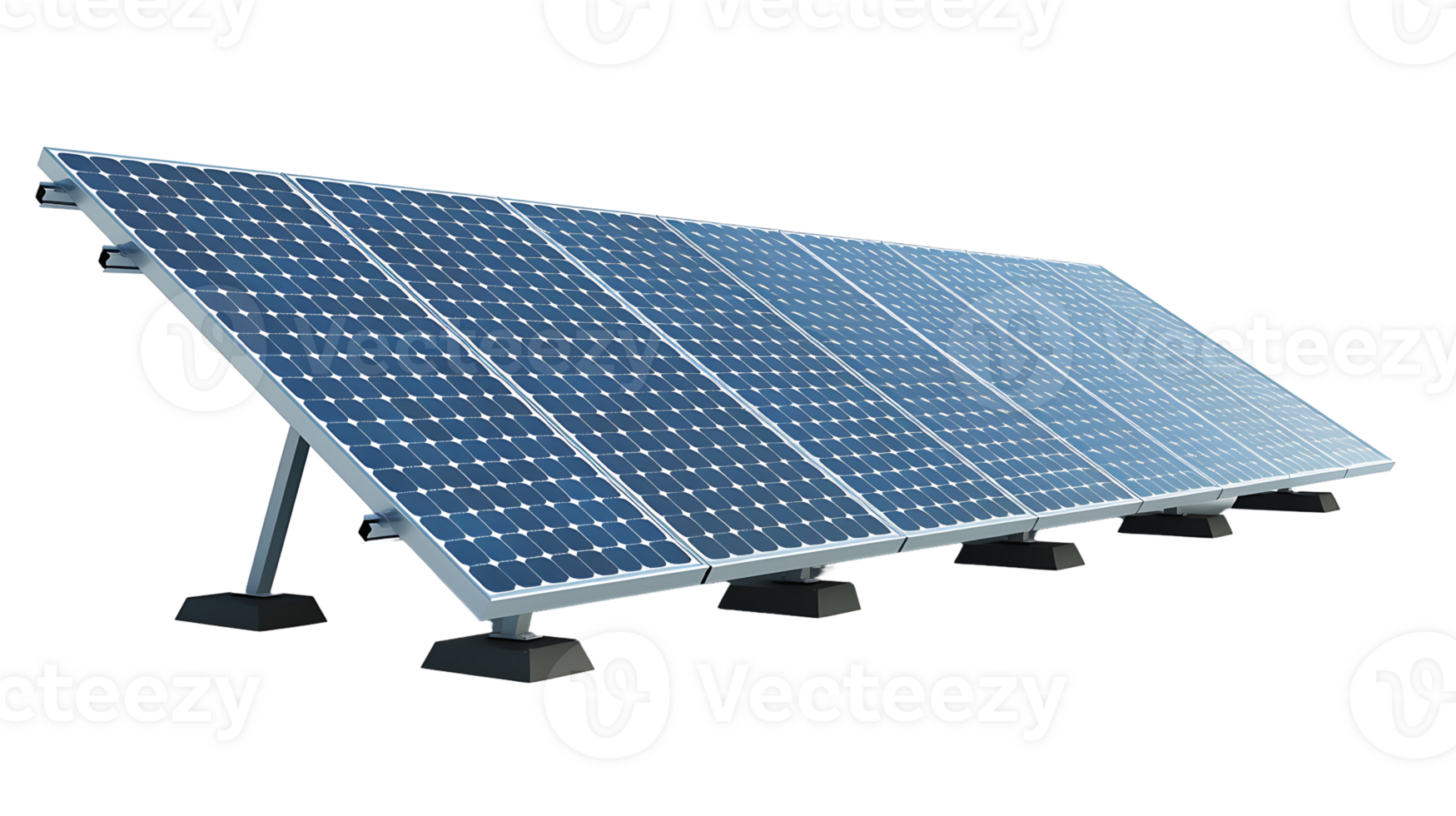 Solar panel on a transparent background png