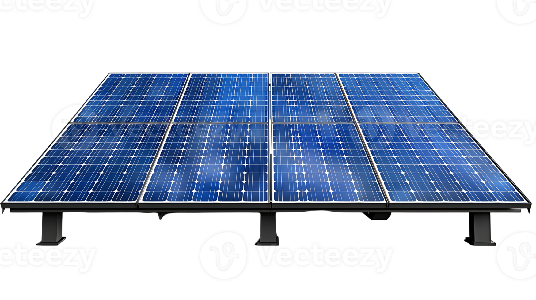 Solar panel on a transparent background png