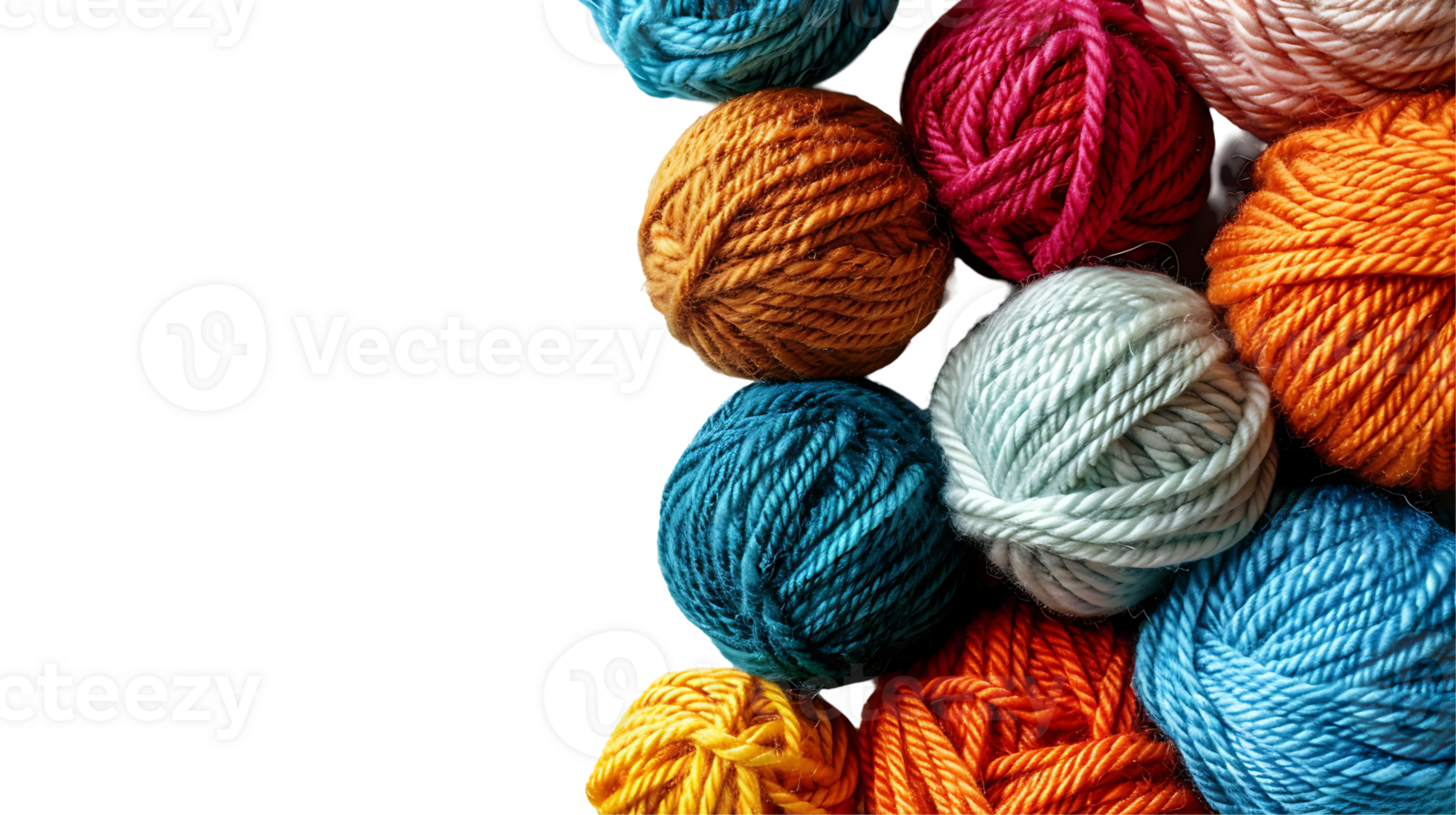 Wool soft yarn balls on a transparetn background 47414428 PNG