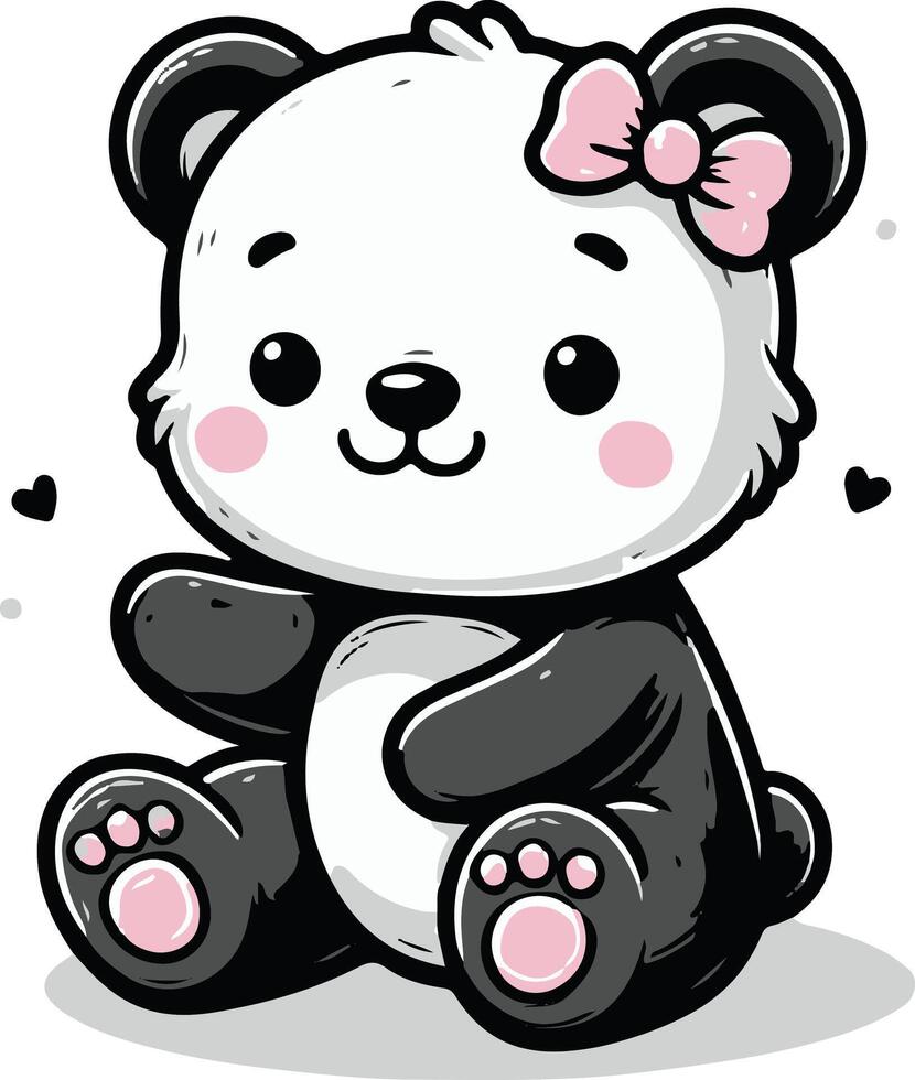 Baby Bears design silhouette art work EPS file, Generator AI vector