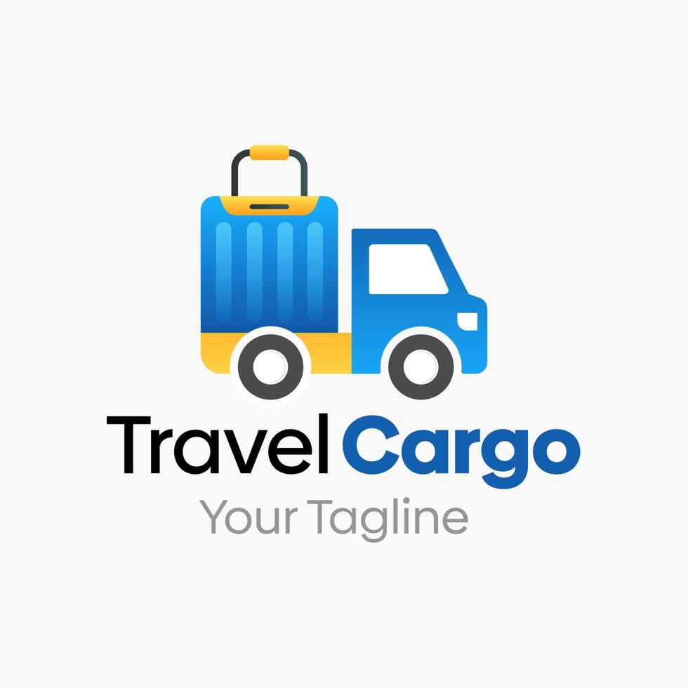 Travel Cargo Logo Template Design. Good for Business, Startup, Agency, and Organization vector