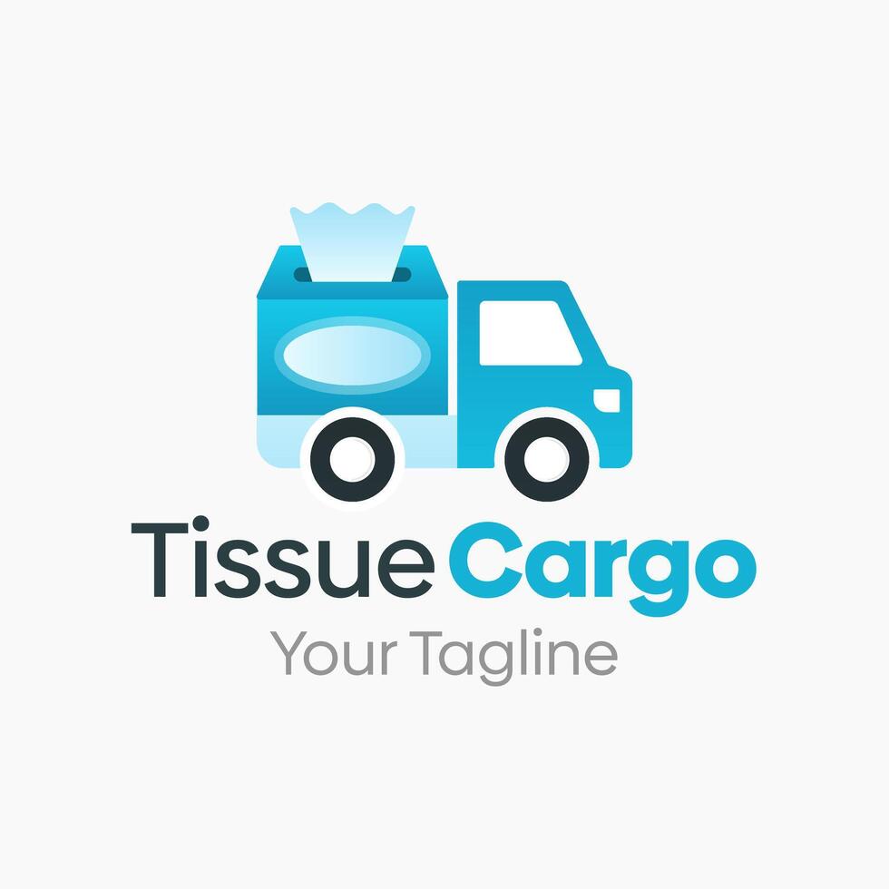 Tissue Cargo Logo Template Design. Good for Business, Startup, Agency, and Organization vector