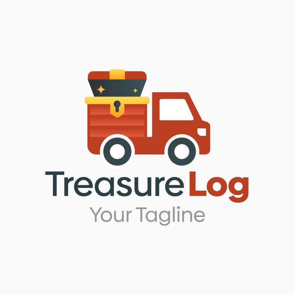 Treasure Logistic Logo Template Design. Good for Business, Startup, Agency, and Organization vector