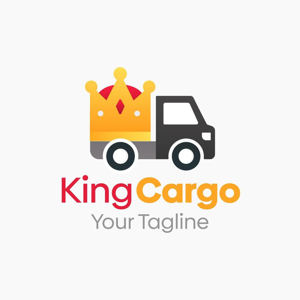 King Cargo Logo Template Design. Good for Business, Startup, Agency, and Organization vector