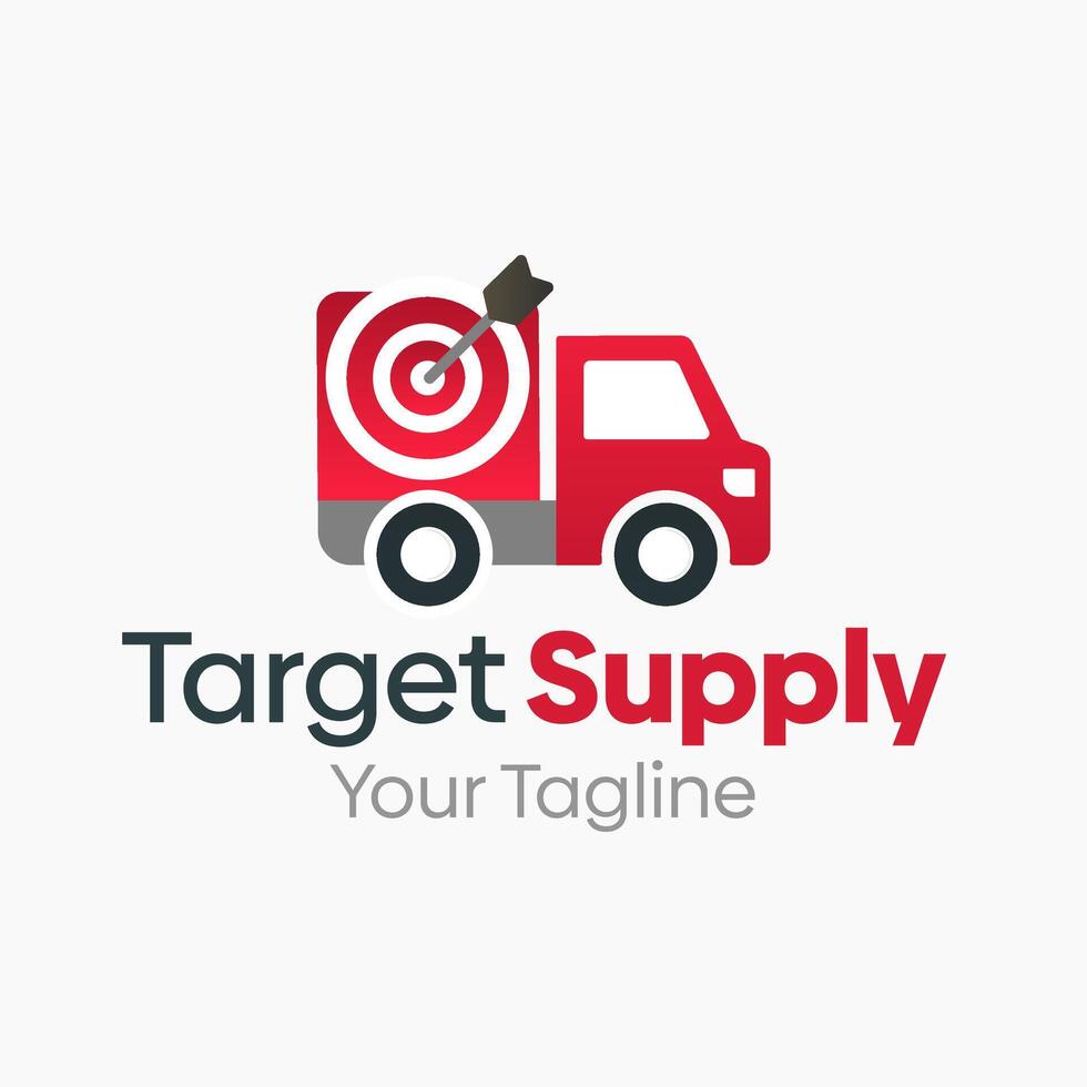 Target Supply Logo Template Design. Good for Business, Startup, Agency, and Organization vector