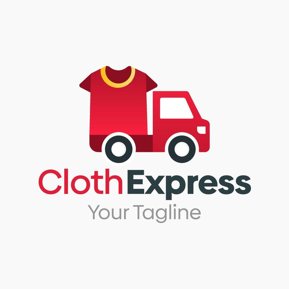 Cloth Express Logo Template Design. Good for Business, Startup, Agency, and Organization vector