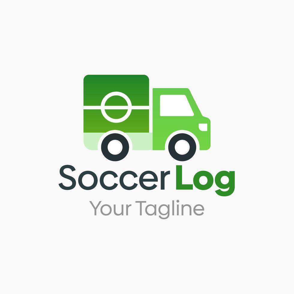 Soccer Logistic Logo Template Design. Good for Business, Startup, Agency, and Organization vector