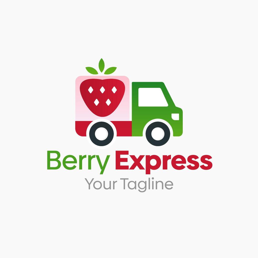 Berry Express Logo Template Design. Good for Business, Startup, Agency, and Organization vector
