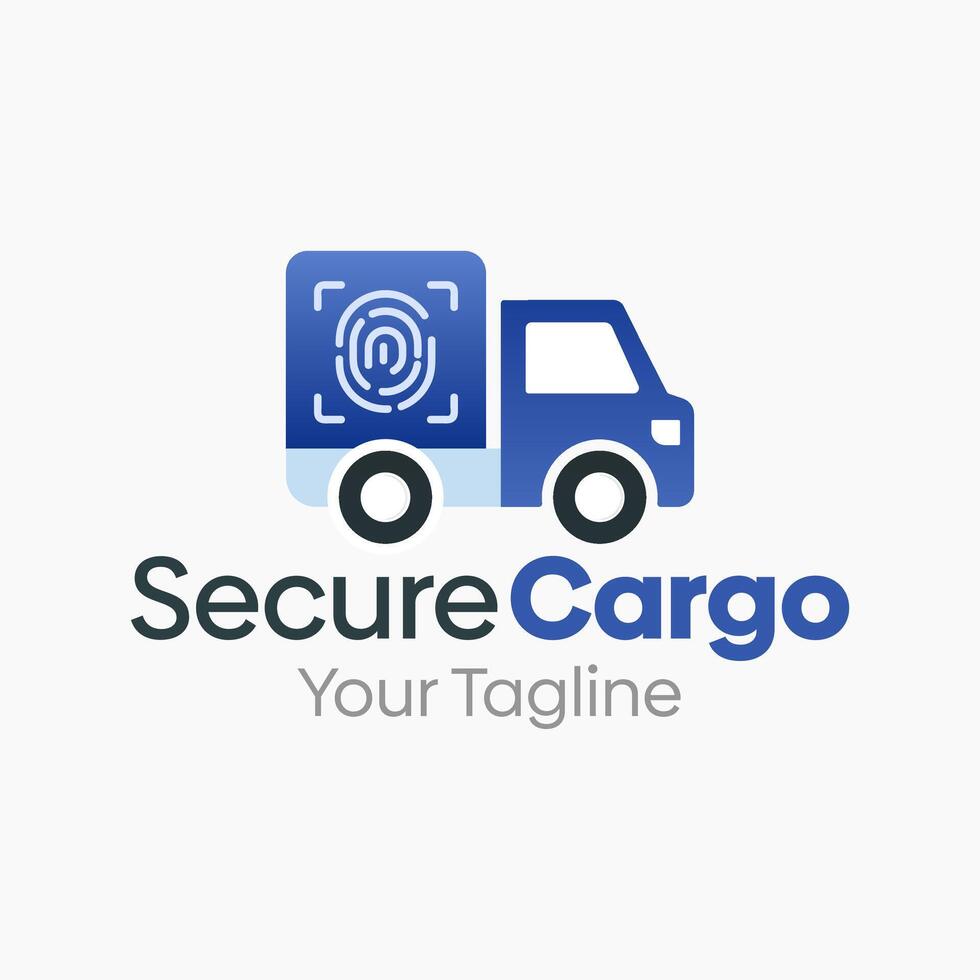 Secure Logistic Logo Template Design. Good for Business, Startup, Agency, and Organization vector