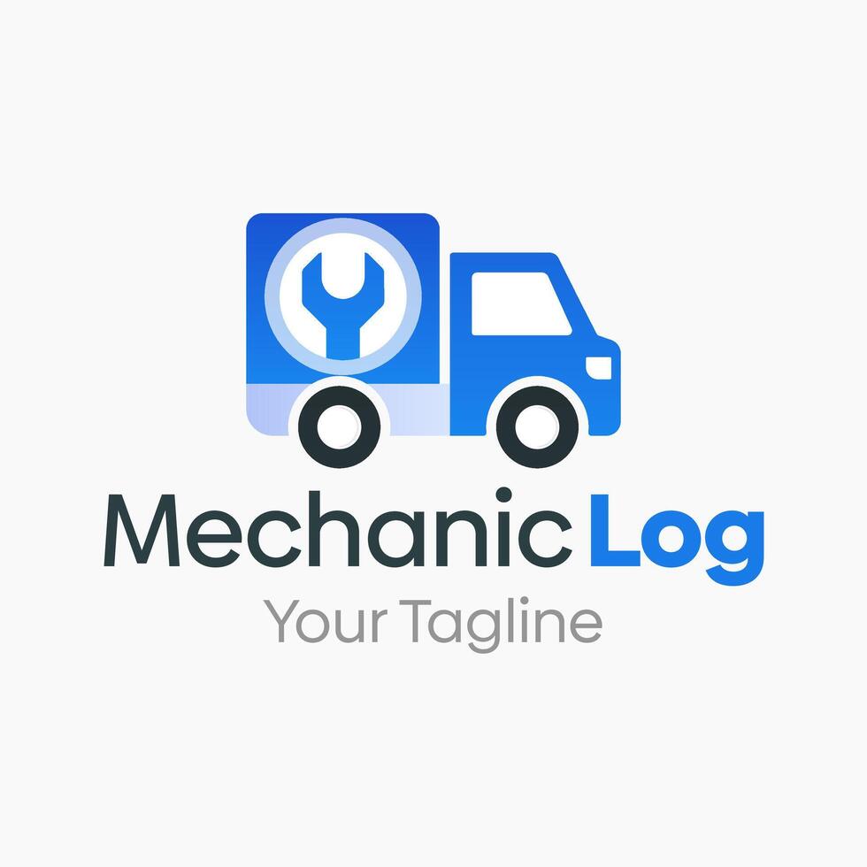 Mechanic Logistic Logo Template Design. Good for Business, Startup, Agency, and Organization vector